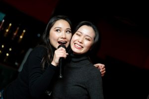 Makati Karaoke Lounge Dubai private karaoke room with premium sound and party lights